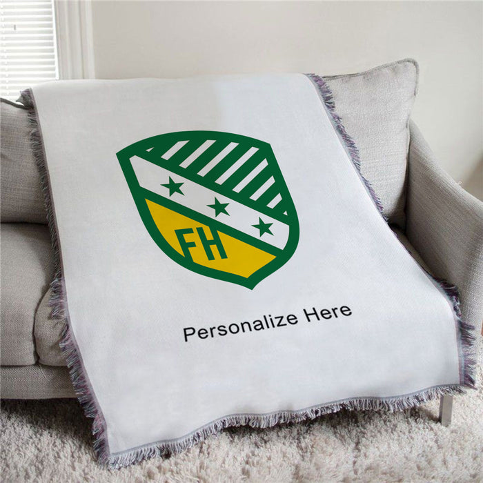 Farmhouse Fraternity Full Color Crest Afghan Blanket Throw FarmHouse Fraternity Full Color Crest Afghan Blanket Throw