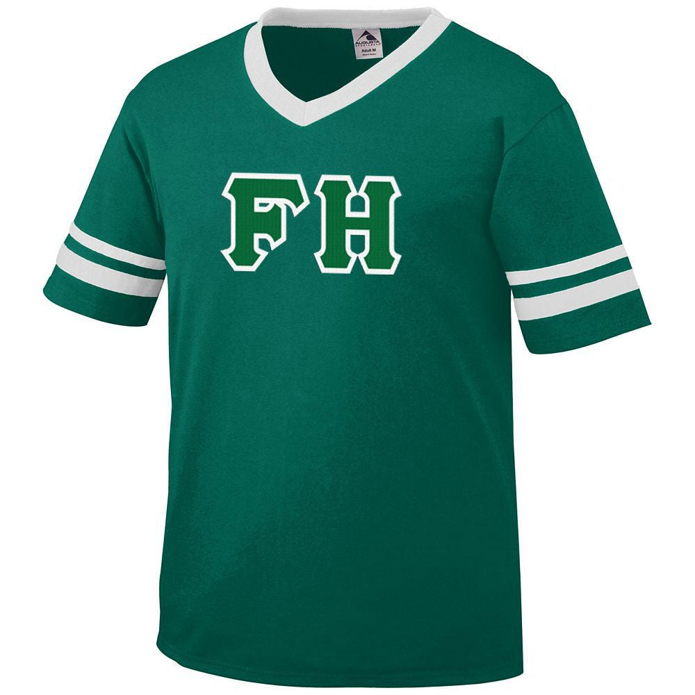 Discount Farmhouse Fraternity Jersey With Greek Applique Letters DISCOUNT-FarmHouse Fraternity Jersey With Greek Applique Letters