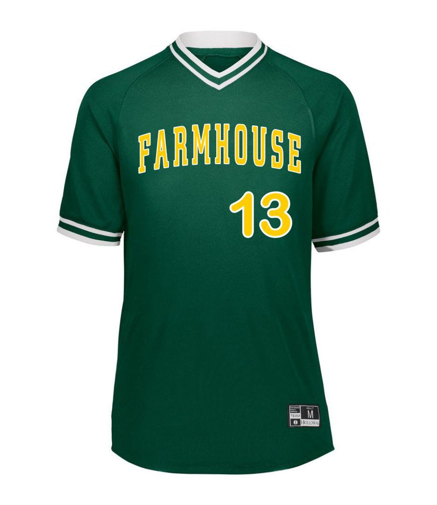 Farmhouse Retro V Neck Baseball Jersey FarmHouse Fraternity Retro V-Neck Baseball Jersey