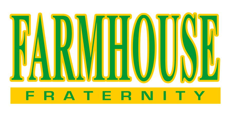 Farmhouse Fraternity Classic Sticker FarmHouse Fraternity Classic Sticker