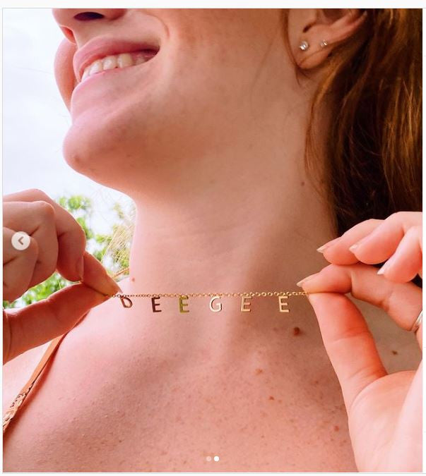 Delta Zeta Nickname Necklaces Delta Zeta Nickname Necklaces