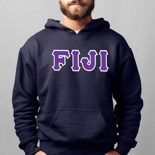 Phi Gamma Delta FIJI - 2 Day Ship Twill Hooded Sweatshirts