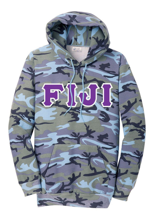 Discount Fiji Fraternity Camo Pullover Hooded Sweatshirt DISCOUNT-FIJI Fraternity Camo Pullover Hooded Sweatshirt