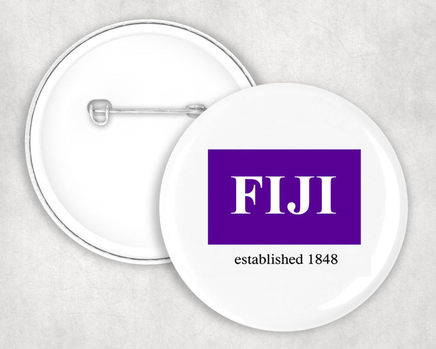 Fiji Fraternity Phi Gamma Delta Flag Button FIJI Fraternity - Phi Gamma Delta Flag Button