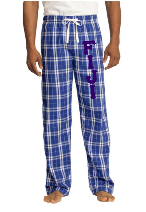 Phi Gamma Delta FIJI Fraternity - Phi Gamma Delta Flannel Plaid Pant - PJ's
