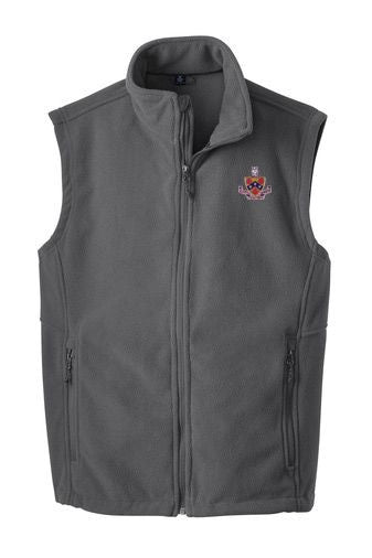 Fiji Fraternity Fleece Crest Shield Vest FIJI Fraternity Fleece Crest - Shield Vest