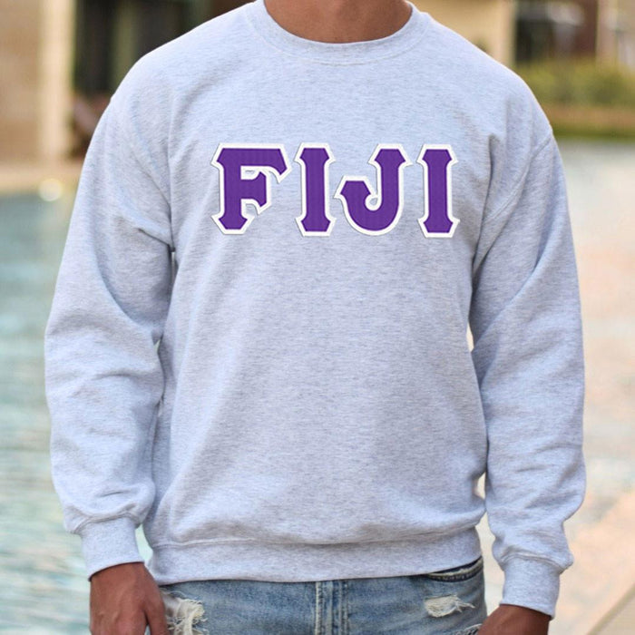 Fiji Fraternity 2 Day Ship Twill Crewneck Sweatshirts FIJI Fraternity - 2 Day Ship Twill Crewneck Sweatshirts