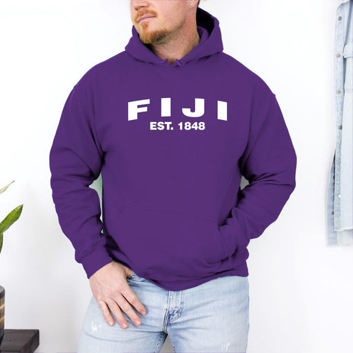 Phi Gamma Delta FIJI Fraternity - Phi Gamma Delta Established Hooded Sweatshirts
