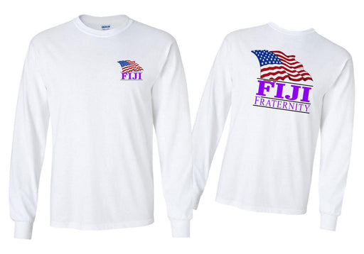 Phi Gamma Delta FIJI Fraternity - Phi Gamma Delta Patriot Long Sleeve T-Shirts