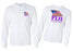 Greekgear Fiji Fraternity Phi Gamma Delta Patriot Long Sleeve T Shirts FIJI Fraternity - Phi Gamma Delta Patriot Long Sleeve T-Shirts