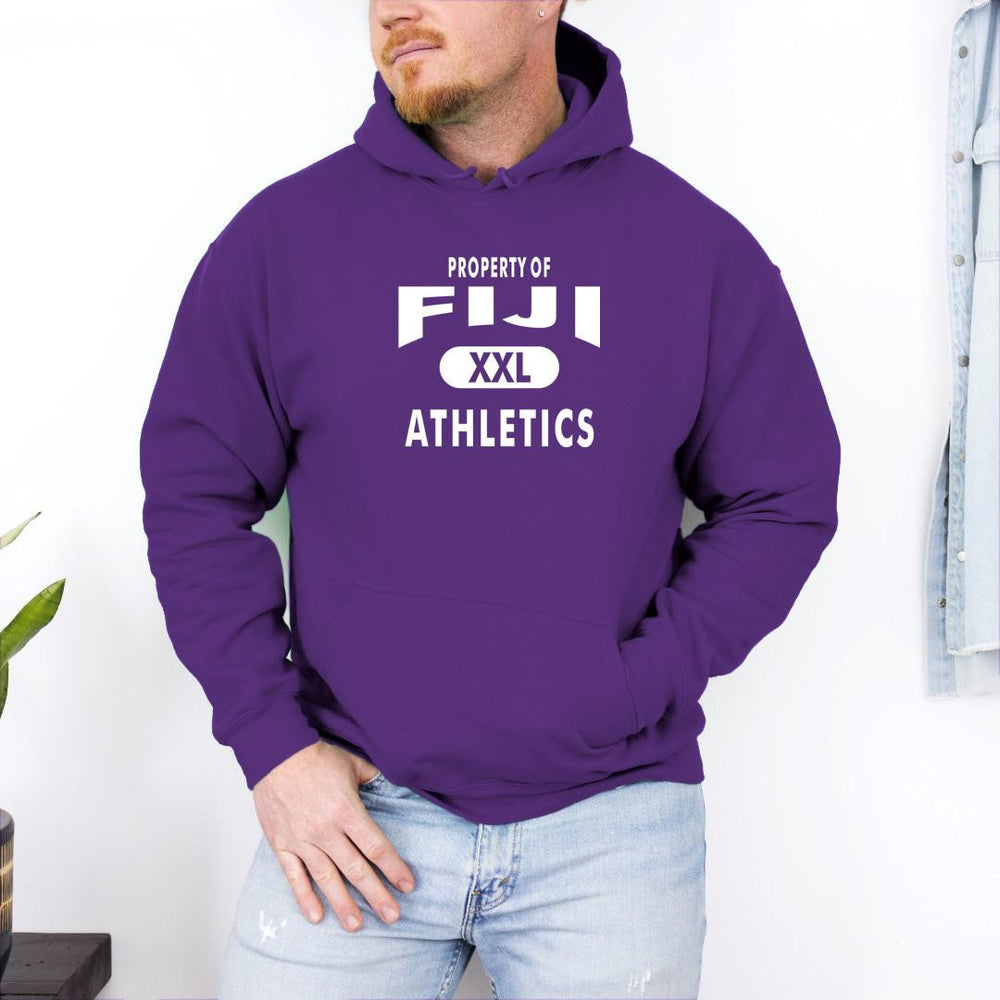 Fiji Fraternity Phi Gamma Delta Property Of Athletics Hooded Sweatshirts FIJI Fraternity - Phi Gamma Delta Property Of Athletics Hooded Sweatshirts