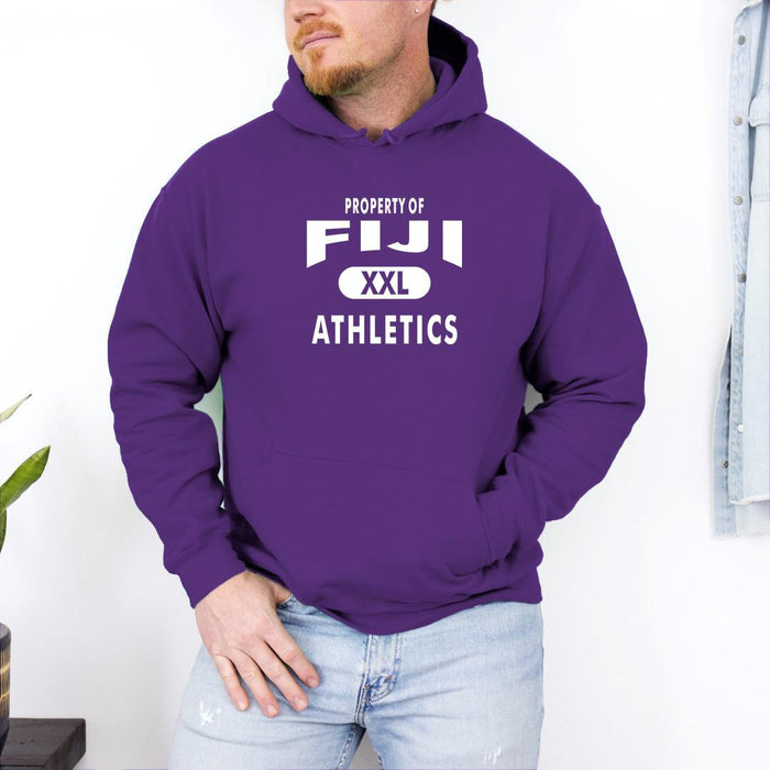 Fiji Fraternity Phi Gamma Delta Property Of Athletics Hooded Sweatshirts FIJI Fraternity - Phi Gamma Delta Property Of Athletics Hooded Sweatshirts