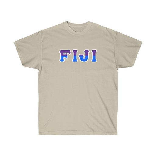 Phi Gamma Delta FIJI Fraternity - Phi Gamma Delta Two Toned Greek Lettered T-shirts