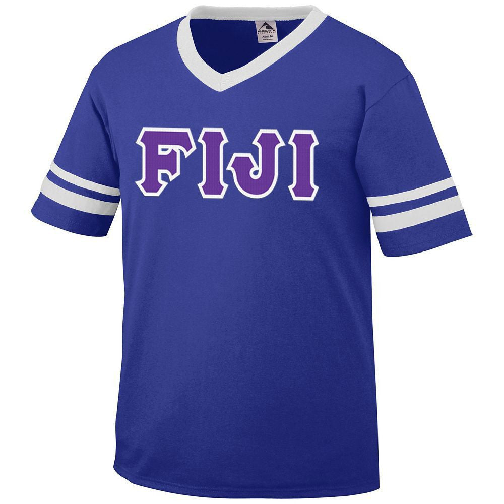 Discount Fiji Fraternity Jersey With Greek Applique Letters DISCOUNT-FIJI Fraternity Jersey With Greek Applique Letters