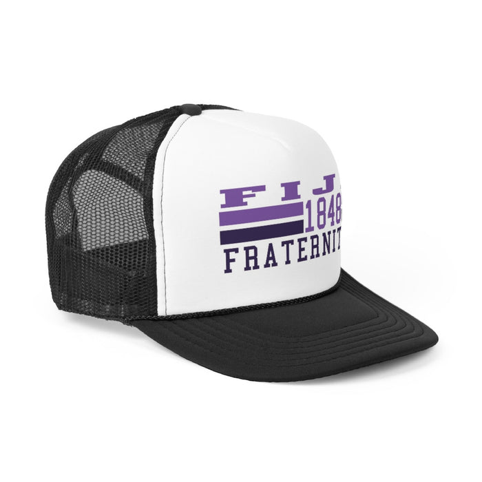 Fiji Fraternity Phi Gamma Delta Lines Trucker Caps FIJI Fraternity - Phi Gamma Delta Lines Trucker Caps