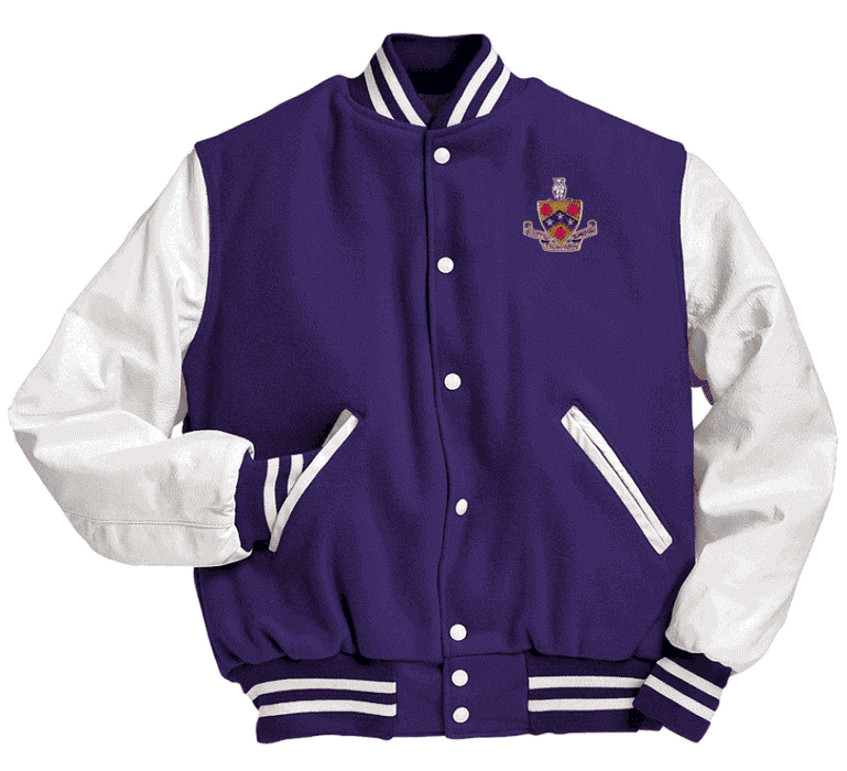 Fiji Fraternity Varsity Crest Shield Jacket FIJI Fraternity Varsity Crest - Shield Jacket