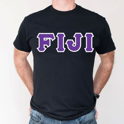 Phi Gamma Delta FIJI Fraternity Custom Twill Short Sleeve T-Shirt
