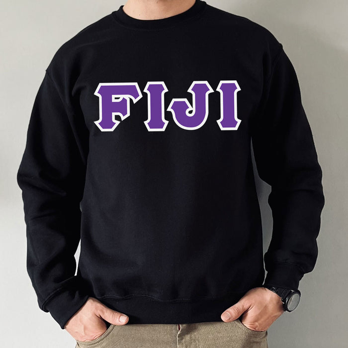 Fiji Fraternity Custom Twill Crewneck Sweatshirt FIJI Fraternity Custom Twill Crewneck Sweatshirt