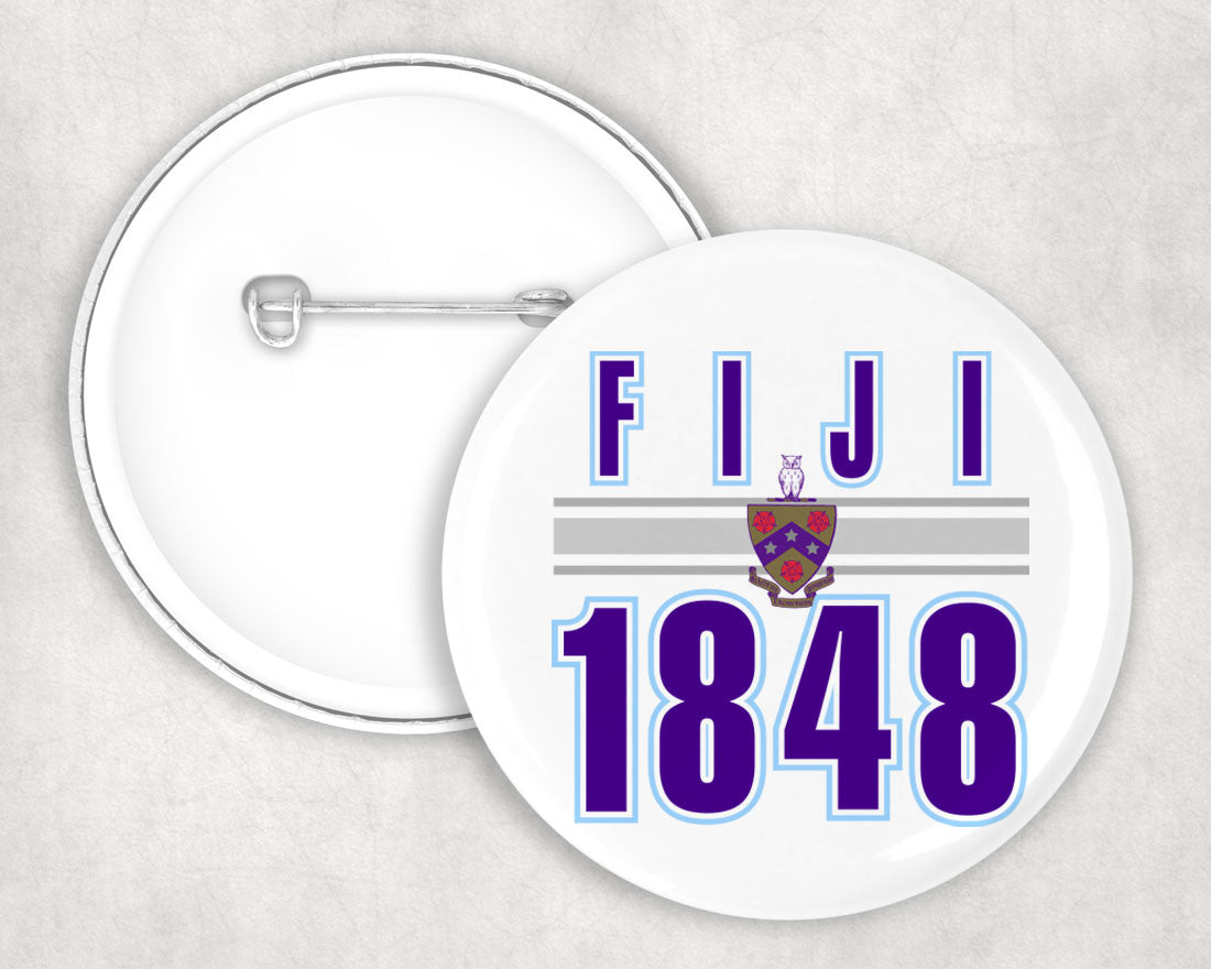 Fiji Est Year Button FIJI Fraternity - Phi Gamma Delta Est Year Button