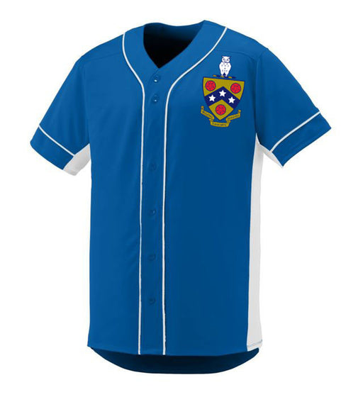 Phi Gamma Delta FIJI Fraternity - Phi Gamma Delta Game 7 Full-Button Baseball Jersey