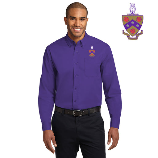 Phi Gamma Delta DISCOUNT-FIJI Fraternity Long Sleeve Oxford