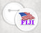 Fiji Patriot Button FIJI Fraternity - Phi Gamma Delta Patriot Button