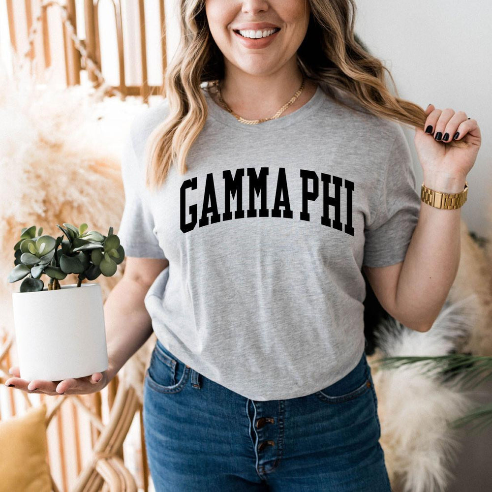 Printify Gamma Phi Beta Basic Nickname Tee Gamma Phi Beta Basic Nickname Tee
