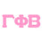 Gamma Phi Beta Big Greek Letter Window Sticker Decal Gamma Phi Beta Big Greek Letter Window Sticker Decal