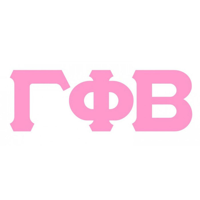 Gamma Phi Beta Big Greek Letter Window Sticker Decal Gamma Phi Beta Big Greek Letter Window Sticker Decal