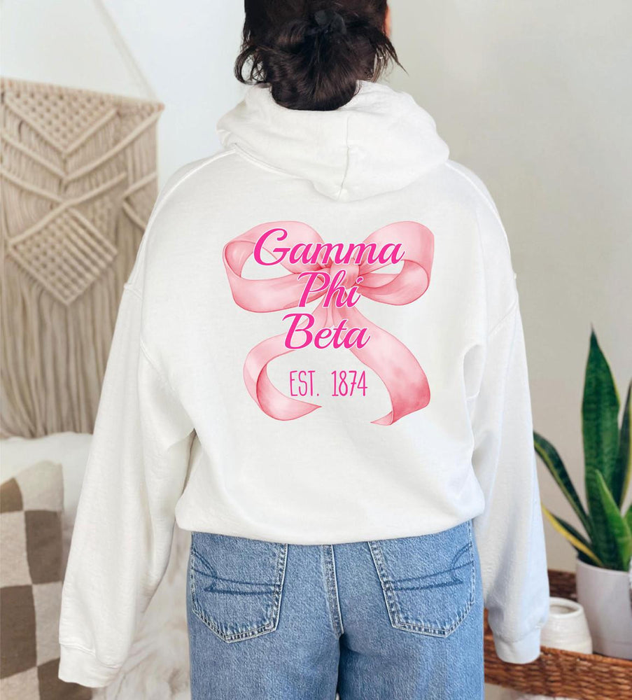 Gamma Phi Beta Bows Established Hoodie Gamma Phi Beta Bows Established Hoodie