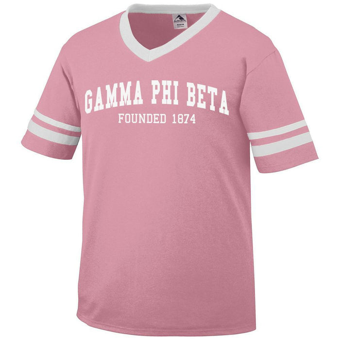 Gamma Phi Beta Boyfriend Style Founders Jersey Gamma Phi Beta Boyfriend Style Founders Jersey