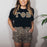 Gamma Phi Beta Cheetah Print Lettered Tee Gamma Phi Beta Cheetah Print Lettered Tee
