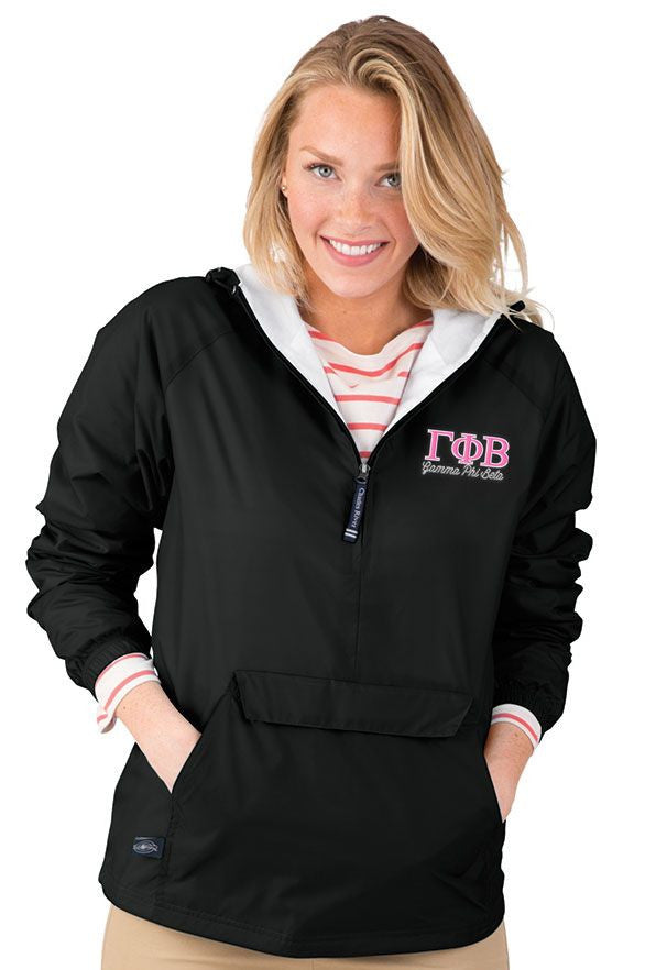 Gamma Phi Beta Classic Anorak Gamma Phi Beta Classic Windbreaker Pullover