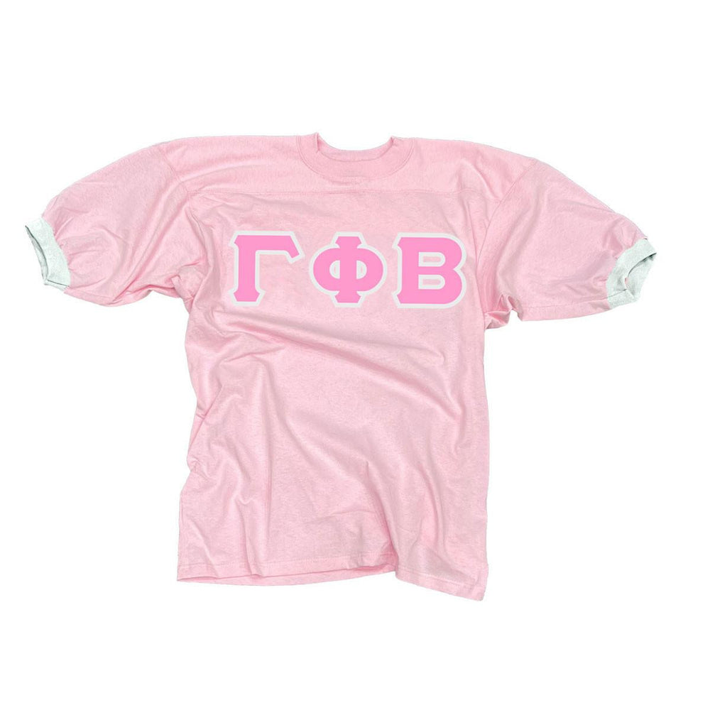 Gamma Phi Beta Classic Lettered Jersey Gamma Phi Beta Classic Lettered Jersey