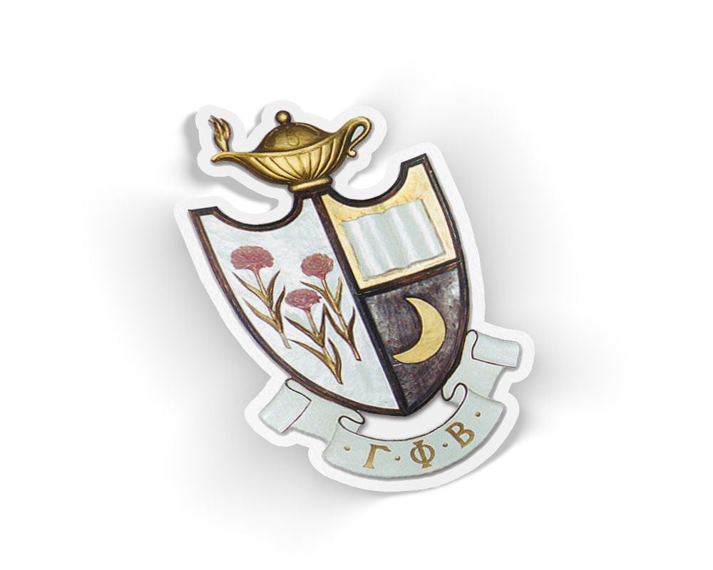 Gamma Phi Beta Die Cut Crest Sticker Gamma Phi Beta Die Cut Crest Sticker
