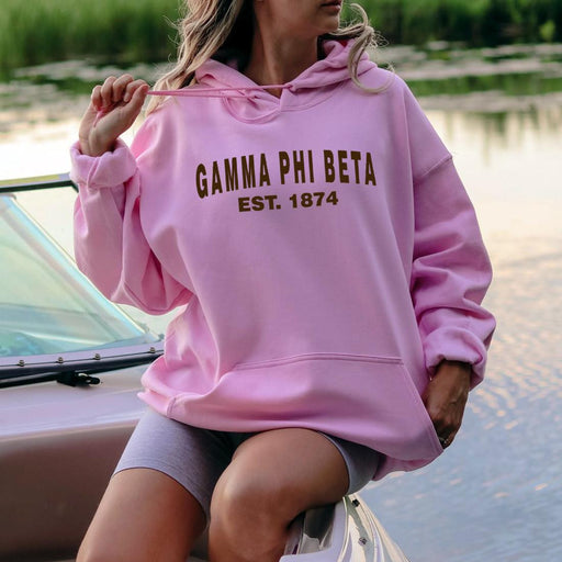 Gamma Phi Beta Gamma Phi Beta Established Hooded Sweatshirts