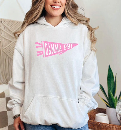 Gamma Phi Beta Gamma Phi Beta - Gamma Phi Pennant Hooded Sweatshirt