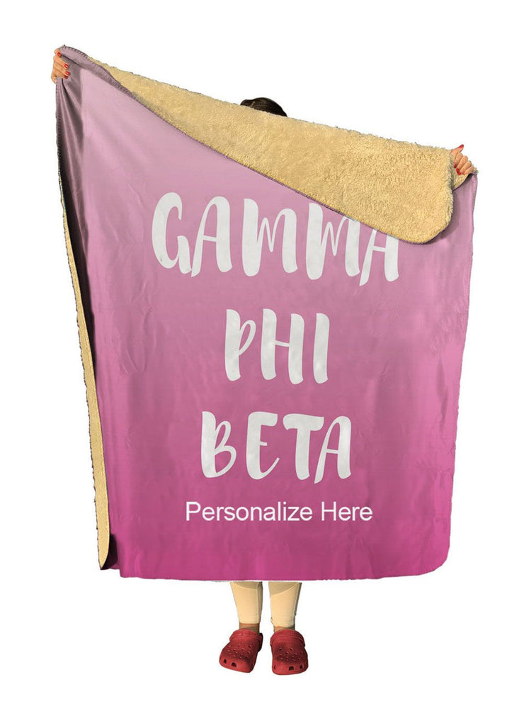 Gamma Phi Beta Gradient Sherpa Lap Blanket Gamma Phi Beta Gradient Sherpa Lap Blanket