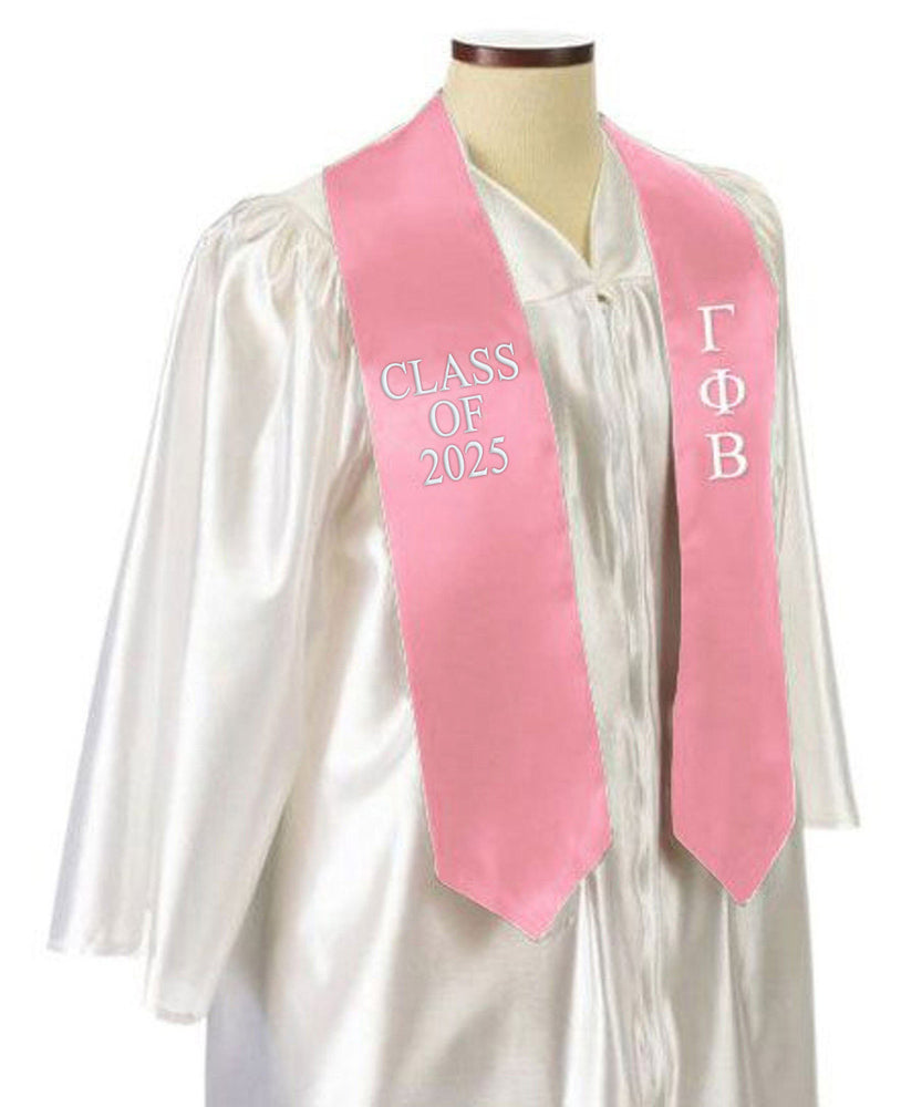 Gamma Phi Beta Embroidered Graduation Sash Stole Gamma Phi Beta Embroidered Graduation Sash Stole