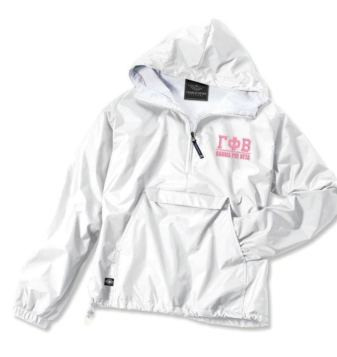 Gamma Phi Beta Greek Letter Anoraks Gamma Phi Beta Greek Letter Windbreaker Pullovers