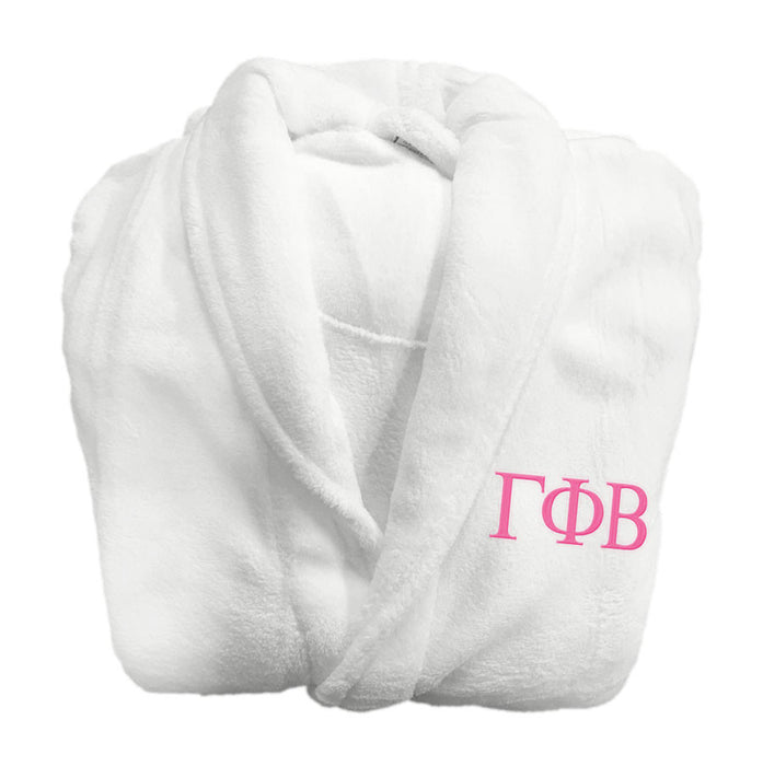 Gamma Phi Beta Greek Letter Bathrobe Gamma Phi Beta Greek Letter Bathrobe