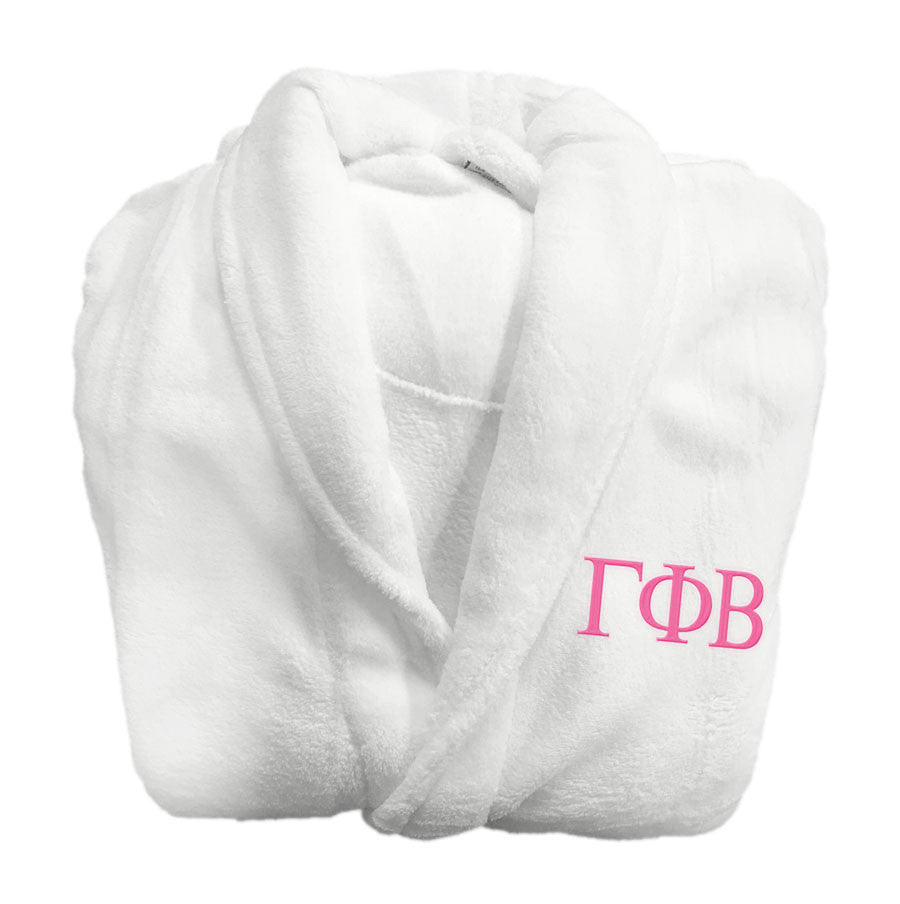 Gamma Phi Beta Greek Letter Bathrobe Gamma Phi Beta Greek Letter Bathrobe