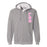 Gamma Phi Beta Heavy Full Zip Hoodie 3" Letters Gamma Phi Beta Heavy Full Zip Hoodie - 3