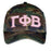 Gamma Phi Beta Lettered Camouflage Hat Gamma Phi Beta Lettered Camouflage Hat
