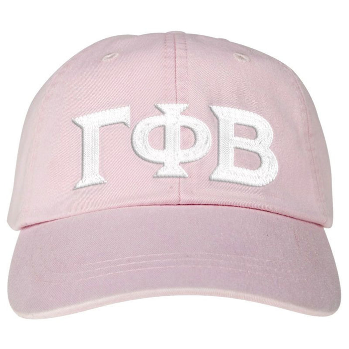 Gamma Phi Beta Lettered Premium Pastel Hat Gamma Phi Beta Lettered Premium Pastel Hat