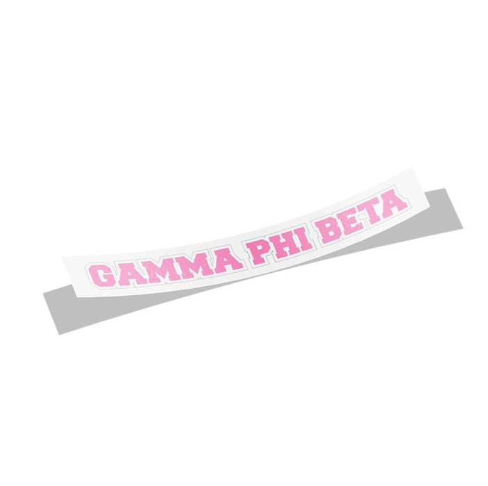 Gamma Phi Beta Long Window Sticker Gamma Phi Beta Long Window Sticker