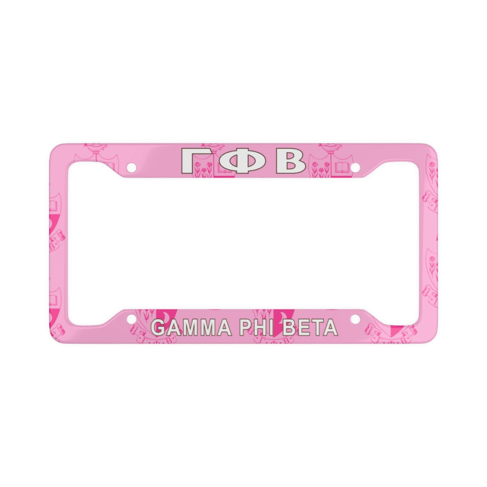 Gamma Phi Beta New License Plate Frames Gamma Phi Beta New License Plate Frames