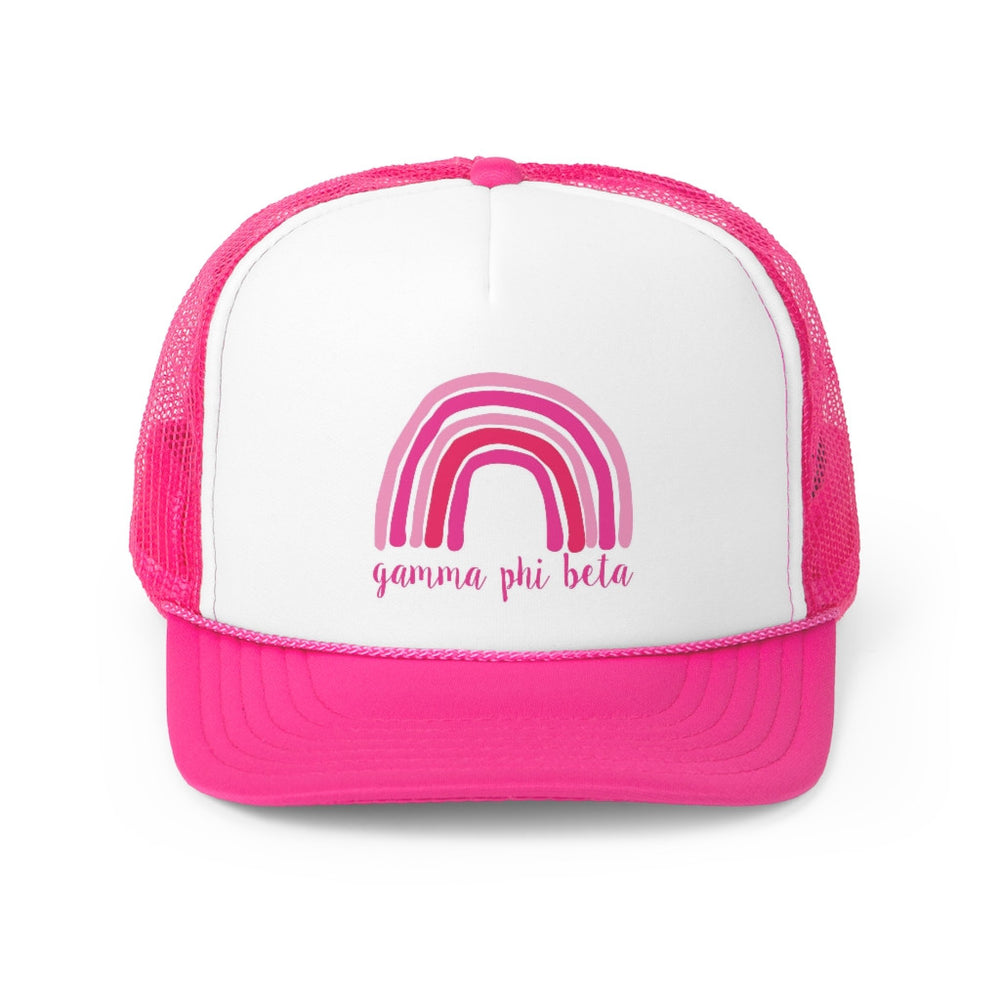 Gamma Phi Beta Rainbow Trucker Caps Gamma Phi Beta Rainbow Trucker Caps