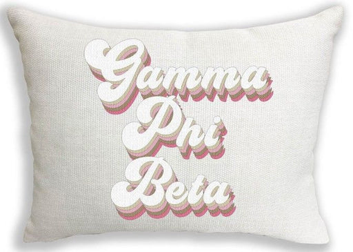 Gamma Phi Beta Gamma Phi Beta Retro Throw Pillow