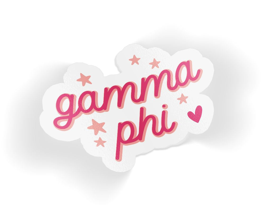 Gamma Phi Beta Star Sticker Gamma Phi Beta Star Sticker